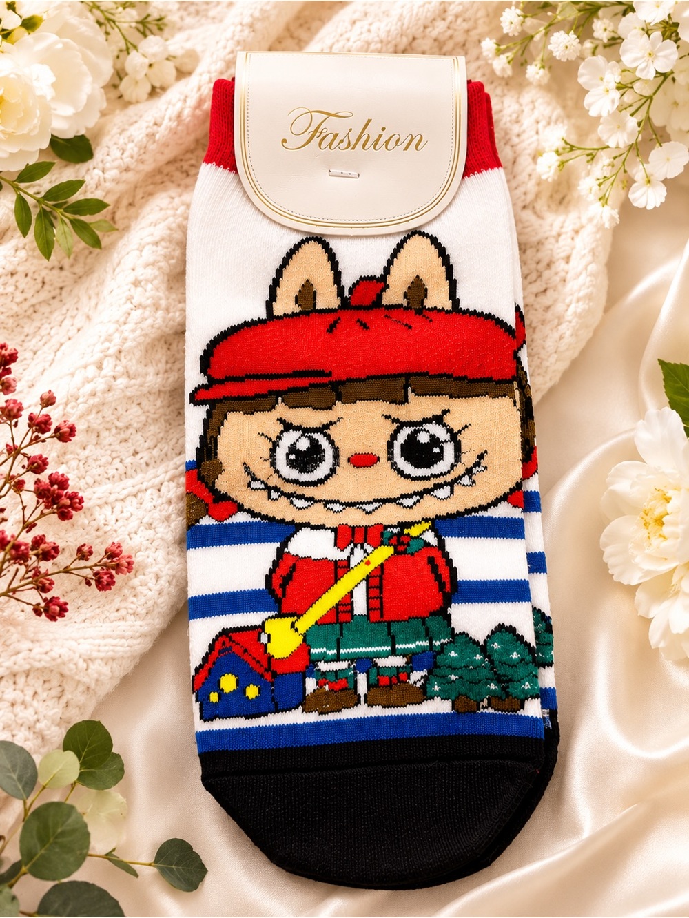 🧦 Fashion-Inspired Character Crew Socks | Brand New | Cute & Fun Novelty Socks